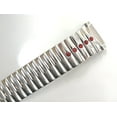 thumbnail image 1 of SPEIDEL 11-14MM SILVER TWIST O FLEX EXPANSION WATCH BAND STRAP W STONES, 1 of 1