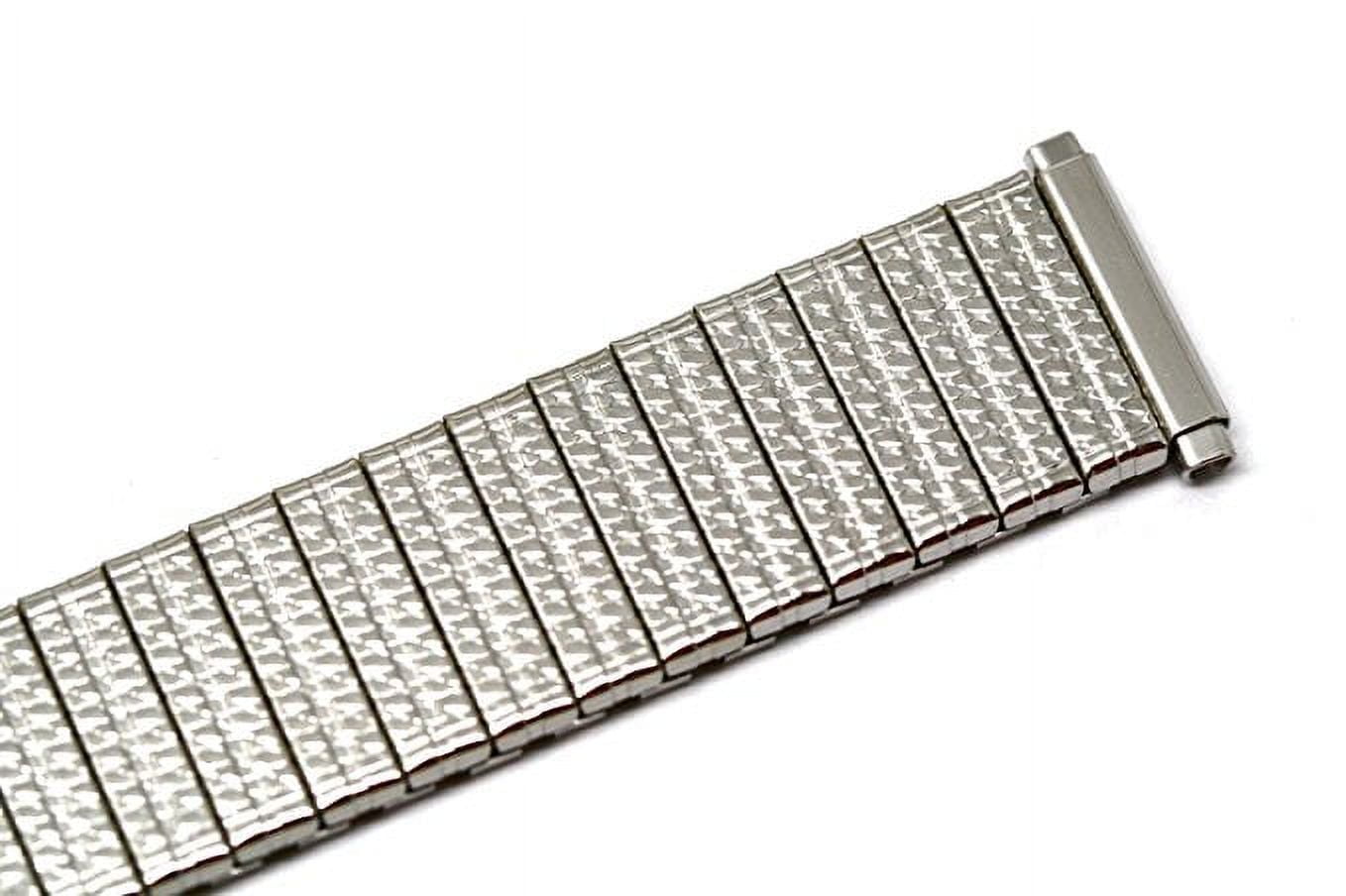 Speidel 16 22mm Short Silver Stainless Steel Expansion Watch Band Walmart