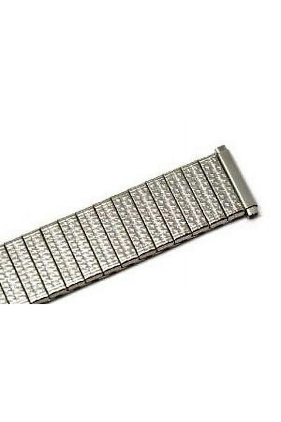 16-21MM SILVER TWIST O FLEX EXPANSION WATCH BAND STRAP 5.8 inches long