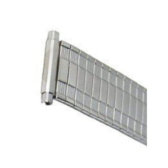 SPEIDEL 18-22MM SILVER TWIST O FLEX EXPANSION STRETCH STRAP WATCH BAND 5.6 INCHES LONG