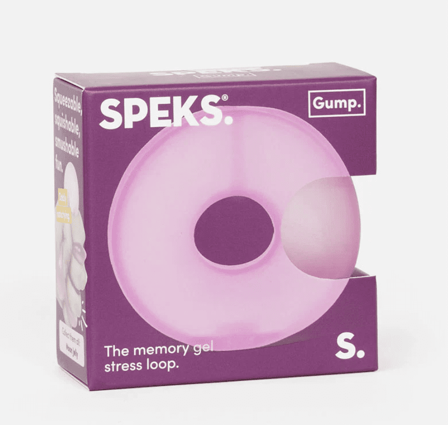SPEKS Original Gump Loop -Moon Jelly - Sensory, Stress Relieving Ball
