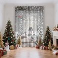 thumbnail image 1 of SPEKSEE 1Pc Christmas Sheer Curtains for Living Room, Colorful Christmas Bells Pine Branches Voile Curtain Drapes for Bedroom Light Filtering & Privacy Winter Holiday Window Treatment, 1 of 25