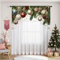 thumbnail image 1 of SPEKSEE 1Pc Christmas Sheer Curtains for Living Room, Colorful Christmas Bells Pine Branches Voile Curtain Drapes for Bedroom Light Filtering & Privacy Winter Holiday Window Treatment, 1 of 25