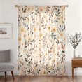 thumbnail image 1 of SPEKSEE 1Pc Floral Sheer Curtains, Spring Plant Leaves Botanical Light Filtering Privacy Semi-Sheer Vintage Curtains for Bedroom Living Room, 1 of 12