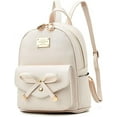 thumbnail image 1 of SPEKSEE Bowknot Cute Leather Backpack Mini Backpack Purse for Women, 1 of 6