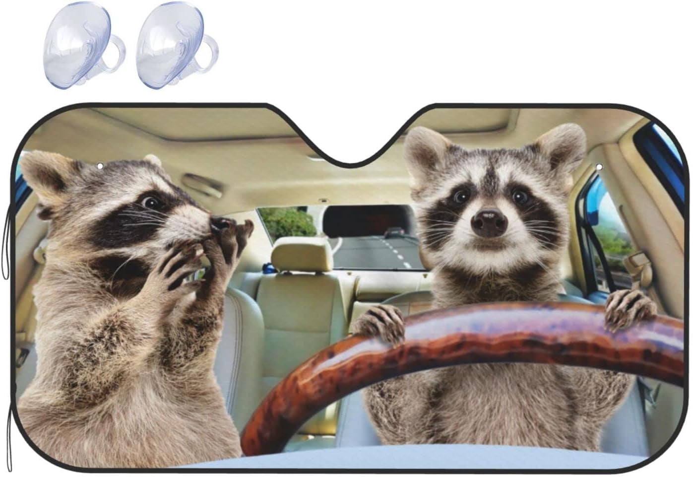 Funny Koala Car Windshield Sun Shade - Foldable UV Block Sunshade For Cars & Trucks