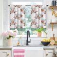thumbnail image 1 of SPEKSEE Cartoon Kitchen Curtains - Modern Colorful Short Small Cafe Tier Curtains Decor Rod Pocket Window Drapes 2 Panels, 1 of 30