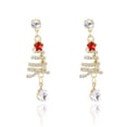 thumbnail image 1 of SPEKSEE Christmas Earrings for Women Christmas Trees Bow Snowflake Bells Elk Candy Drop Dangle Earrings Holiday Stud Earrings with Xmas Party Jewelry, 1 of 10