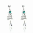 thumbnail image 1 of SPEKSEE Christmas Earrings for Women Christmas Trees Bow Snowflake Bells Elk Candy Drop Dangle Earrings Holiday Stud Earrings with Xmas Party Jewelry, 1 of 10
