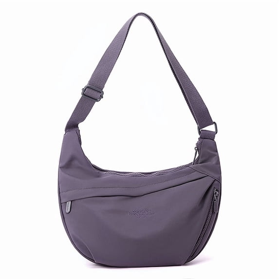 SPEKSEE Crescent Crossbody Shoulder Bag For Women Hobo Bag Multi-Pocket Nylon Backpack Travel Shopping Dumpling Bag