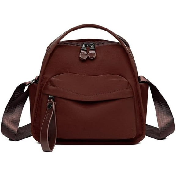 SPEKSEE Crossbody Bag for Women Solid Color Shoulder Handbag Zipper Closure Casual Purse Tote Handbag Simple Messenger Bag for Work T