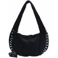thumbnail image 1 of SPEKSEE Deerskin Velvet Studded Shoulder Bag Rivet Frosted Underarm Bag Y2K Fashion Hobo Bag for Shopping Travel Work, 1 of 9