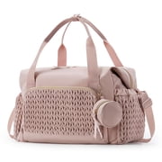 SPEKSEE Diaper Bag Tote, Large Capacity Travel Diaper Bags, Hospital Bag for Labor Delivery, Bag with Pacifier Case(Pink)