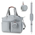 thumbnail image 1 of SPEKSEE Diaper Bag Tote with Pacifier Holder Case for Mom and Dad, Multi-Function Travel Diaper Bag with Adjustable Shoulder Strap and Insulated Pockets, 1 of 7