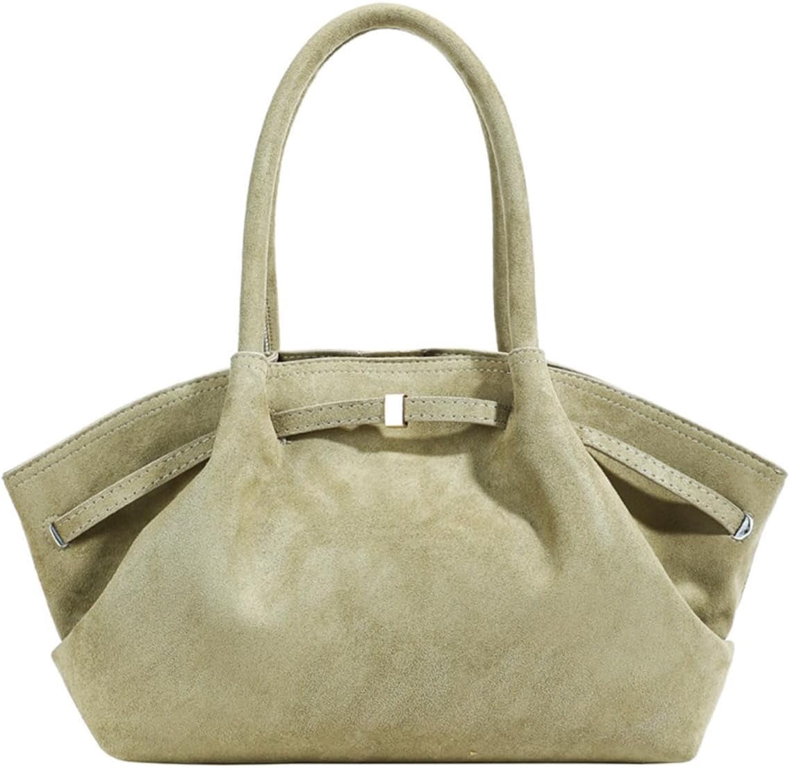 SPEKSEE Fashion Faux Suede Tote Bag for Women Dumpling Designs Crossbody Hobo Handbag Women Vintage Shoulder Bag Purse