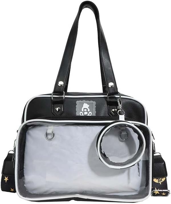SPEKSEE Ita Bag Crossbody Handbags Kawaii Pin Display Shoulder Bag for Cosplay