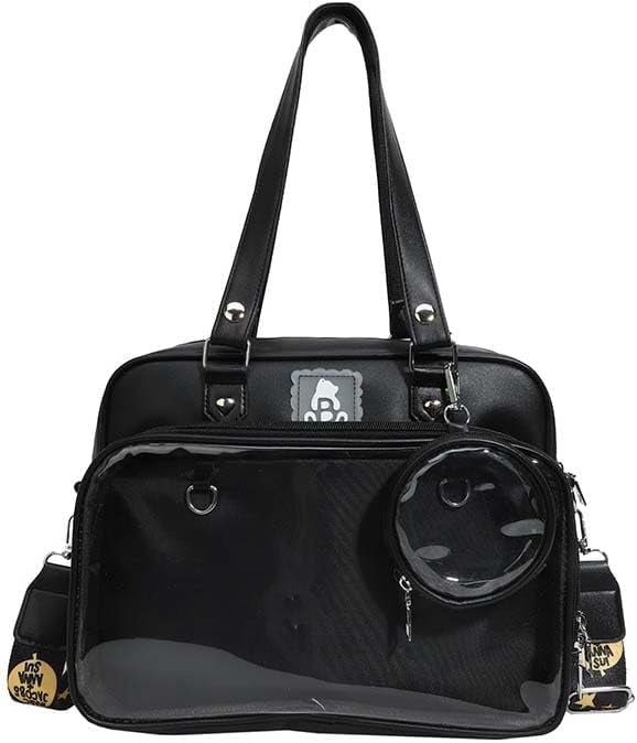 SPEKSEE Ita Bag Crossbody Handbags Kawaii Pin Display Shoulder Bag for Cosplay