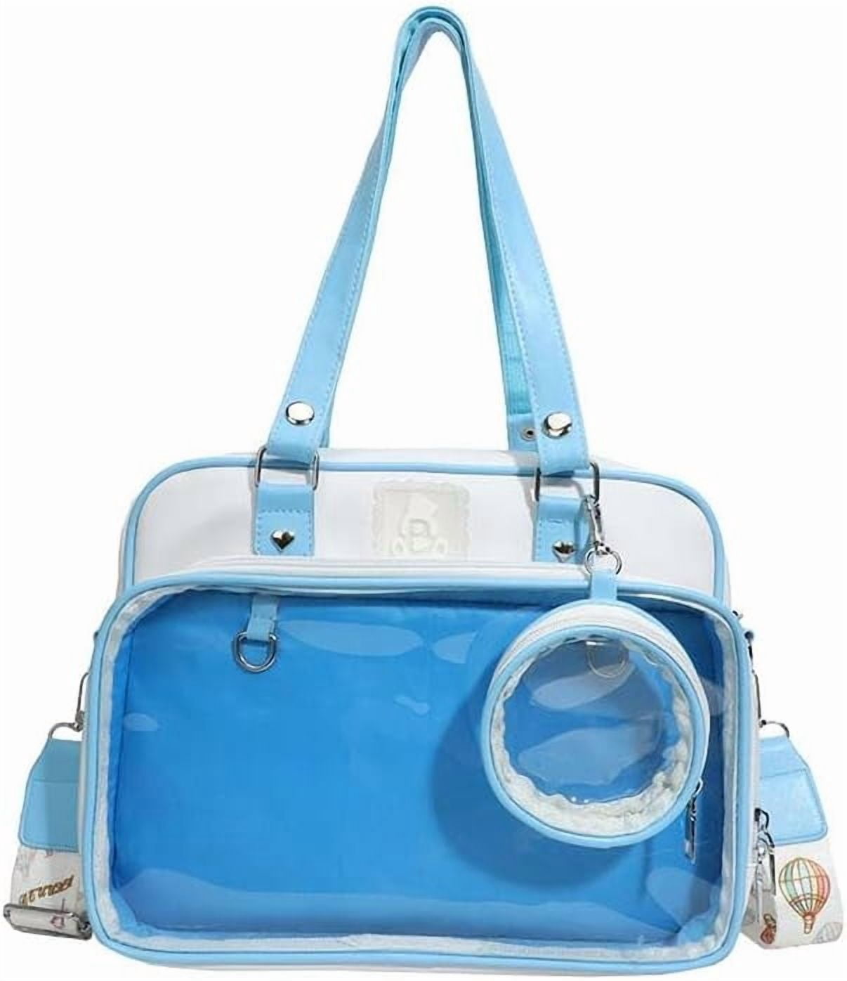SPEKSEE Ita Bag Crossbody Handbags Kawaii Pin Display Shoulder Bag for Cosplay
