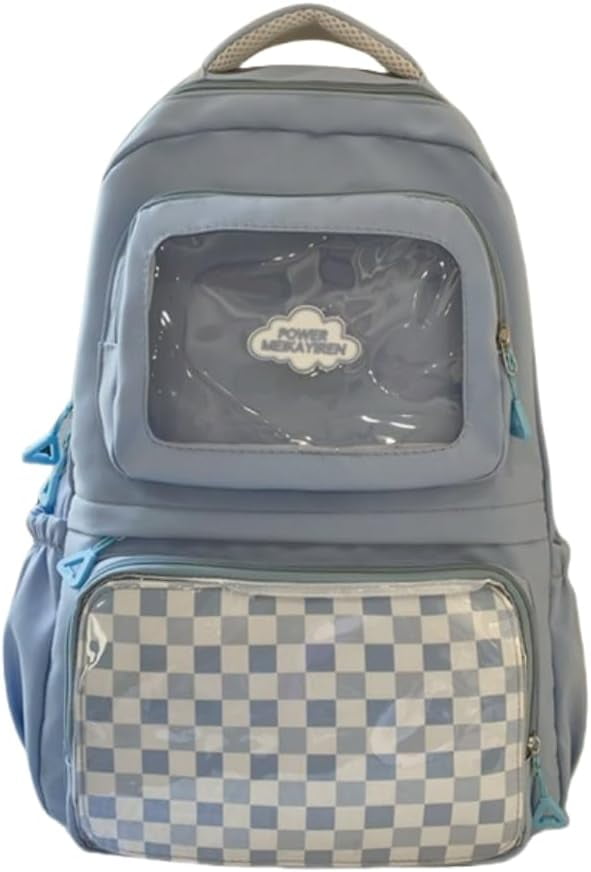 SPEKSEE Ita Bag Pin Display Backpack Big Kawaii Backpack Double Clear Windows Anime Backpack Light Weight Backpack