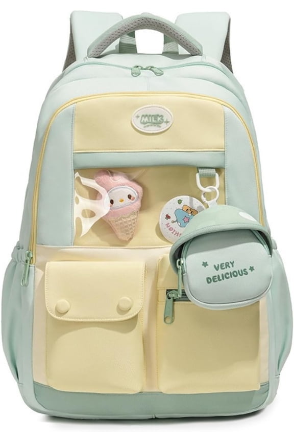 Kawaii Ita Backpack for Pins & Badges – Big Display Bag with Accessories and Pendant for Anime Collectibles & Travel