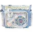 thumbnail image 1 of SPEKSEE Lace Itabag Ruffle Shoulder Purse， Pin Display Bag with Insert Anime Badge Display, 1 of 7