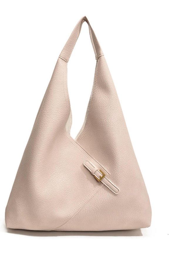 Large Capacity Shoulder Bag Portable for Women PU Soft Leather Casual Underarm Bag Fashion Commuter Retro Handbag