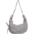thumbnail image 1 of SPEKSEE Lazy Style Shoulder Crossbody Bag with Ruffle Designs Large Capacity Canvas Bag for Work Shopping Travel College, 1 of 19
