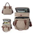 thumbnail image 1 of SPEKSEE Lunch Bag for Women Men, Expandable Large Adult Insulated Lunch Box for Work, Leakproof Double Deck Lunch Box Cooler Tote Bag with Removable Shoulder Strap, 1 of 8
