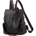 thumbnail image 1 of SPEKSEE PU Leather Backpack Purse for Women, Convertible Anti‑theft Travel Backpack, Large Capacity Casual Daypack, Multi‑Pocket Shoulder Bag with Headphone Hole for Work Travel Daily Use, 1 of 7