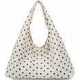 thumbnail image 1 of SPEKSEE Polka Dot Hobo Bag for Women Trendy Slouchy Shoulder Bag Soft Handbag Underarm Purse For Work Travel, 1 of 7