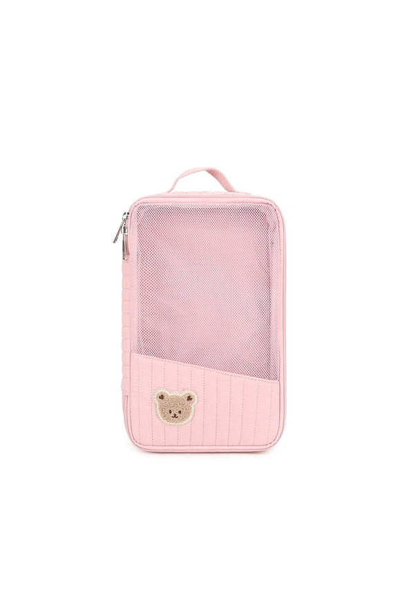 Portable Baby Essentials Organizer Bag - Travel-Friendly Diaper Pack for Mothers, Mesh Bag, Reusable