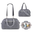 thumbnail image 1 of SPEKSEE Quilted Twist Craft Diaper Bag Tote - Spacious, Waterproof & Insulated for Mom Essentials, 1 of 8