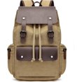 thumbnail image 1 of SPEKSEE Retro Canvas & Leather Laptop Backpack, Unisex 16 Inch Computer Bag for Work Travel & University, Vintage Style Rucksack, 1 of 7