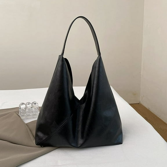 SPEKSEE Slouchy Hobo Bag for Women Large Capacity Shoulder Bag PU Leather Solid Color Tote Bag Trendy Handbag for Work Travel