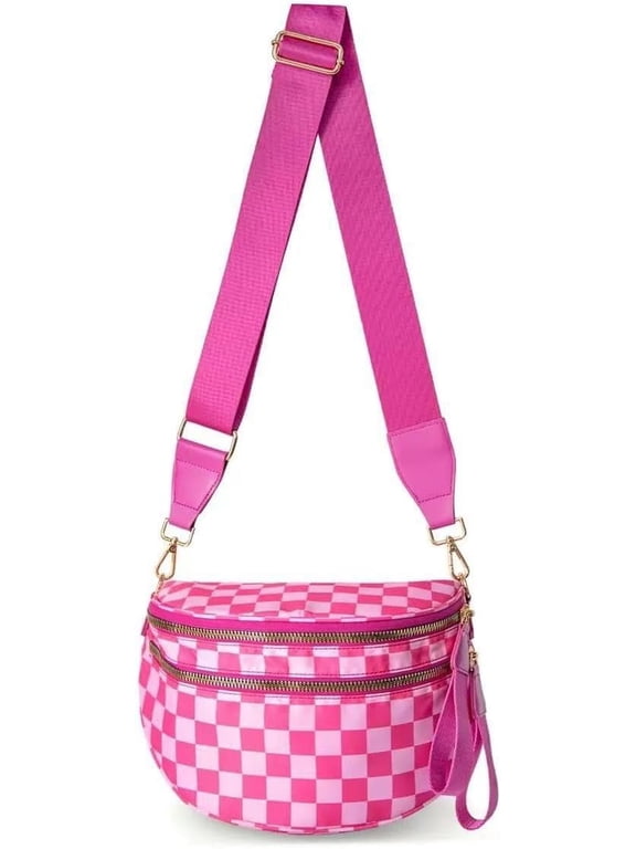 Small Crossbodybag for Women Trendy Nylon Bum Bags Plus Size Fanny Pack SlingBag BeltBag for Women Travel
