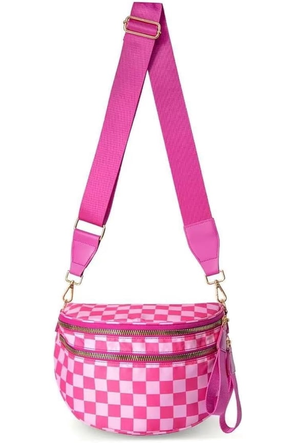 Small Crossbodybag for Women Trendy Nylon Bum Bags Plus Size Fanny Pack SlingBag BeltBag for Women Travel