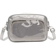 thumbnail image 1 of SPEKSEE Small Ita Bag Waterproof Women's Shoulder Bag Transparent Badge Display Bag, 1 of 9