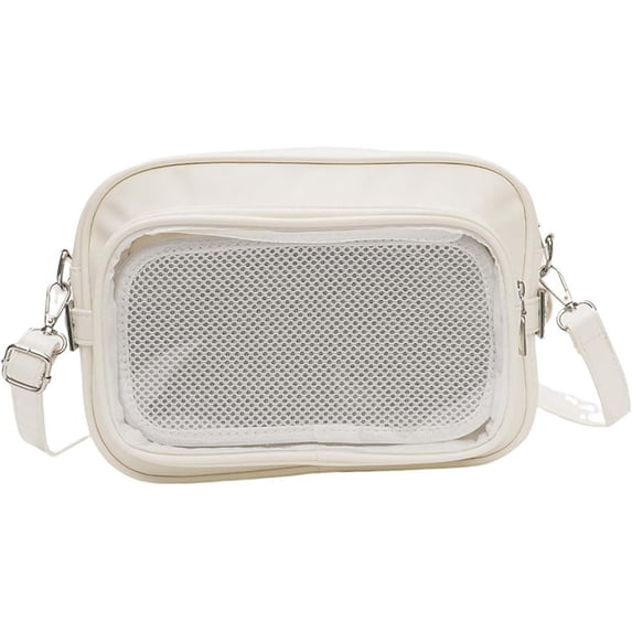 SPEKSEE Small Ita Bag Waterproof Women's Shoulder Bag Transparent Badge Display Bag