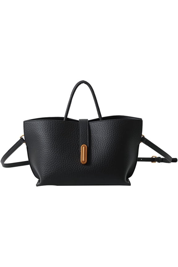 Small Leather Crossbody Handbags Vintage Bucket Bags for Women Elegant Shoulder Bag with A Small Purse