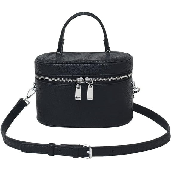 SPEKSEE Square Box Bag Crossbody Purse PU Leather Top-Handle Pouch Purse Designer Shoulder Bag for Women