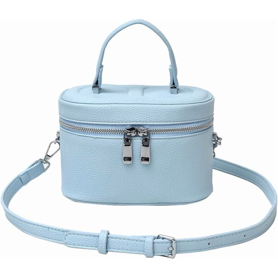 SPEKSEE Square Box Bag Crossbody Purse PU Leather Top-Handle Pouch Purse Designer Shoulder Bag for Women
