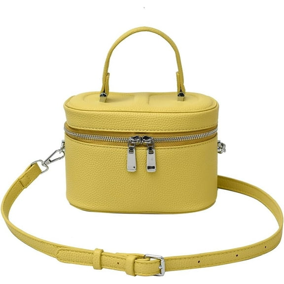 SPEKSEE Square Box Bag Crossbody Purse PU Leather Top-Handle Pouch Purse Designer Shoulder Bag for Women