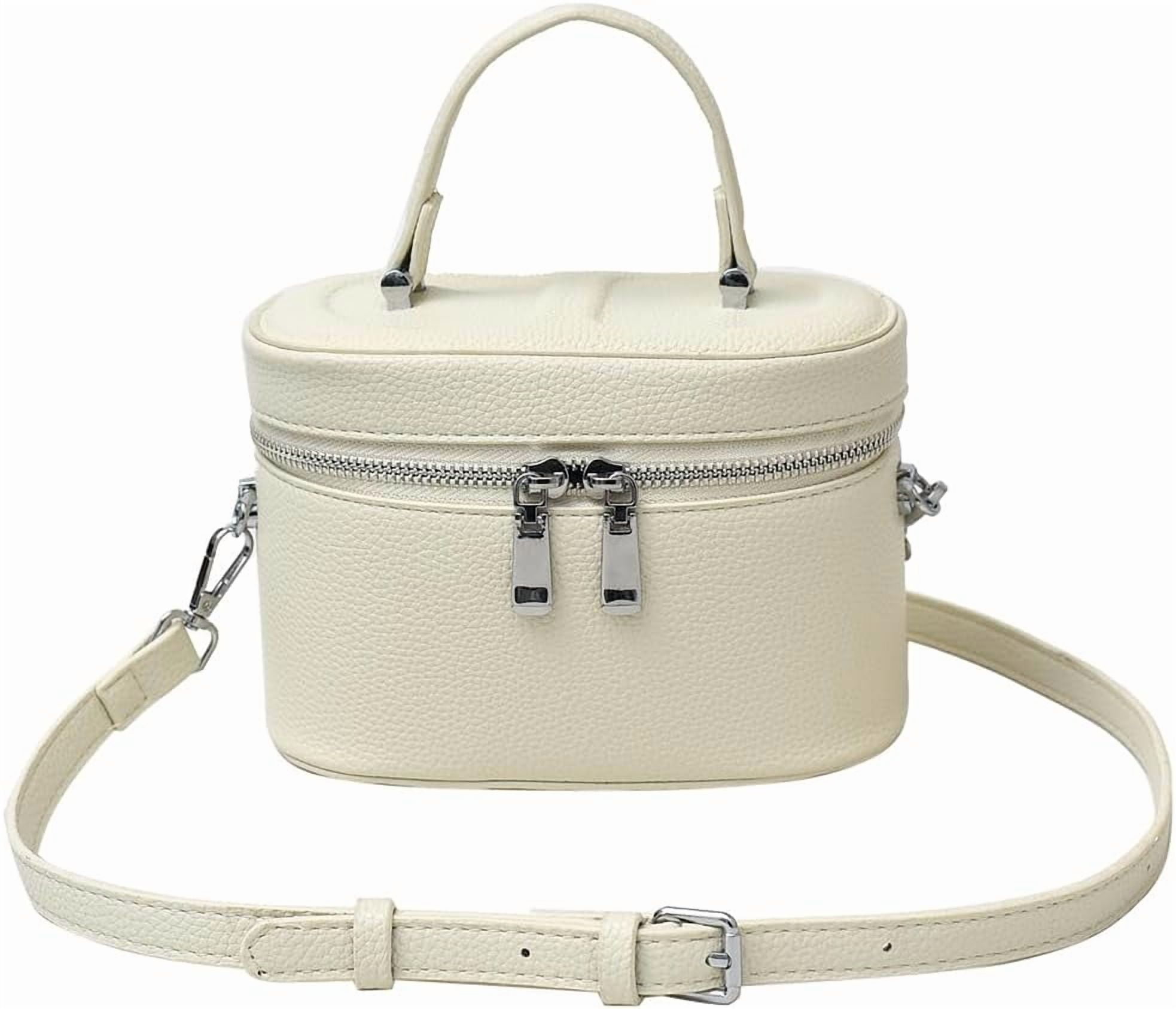 SPEKSEE Square Box Bag Crossbody Purse PU Leather Top-Handle Pouch Purse Designer Shoulder Bag for Women