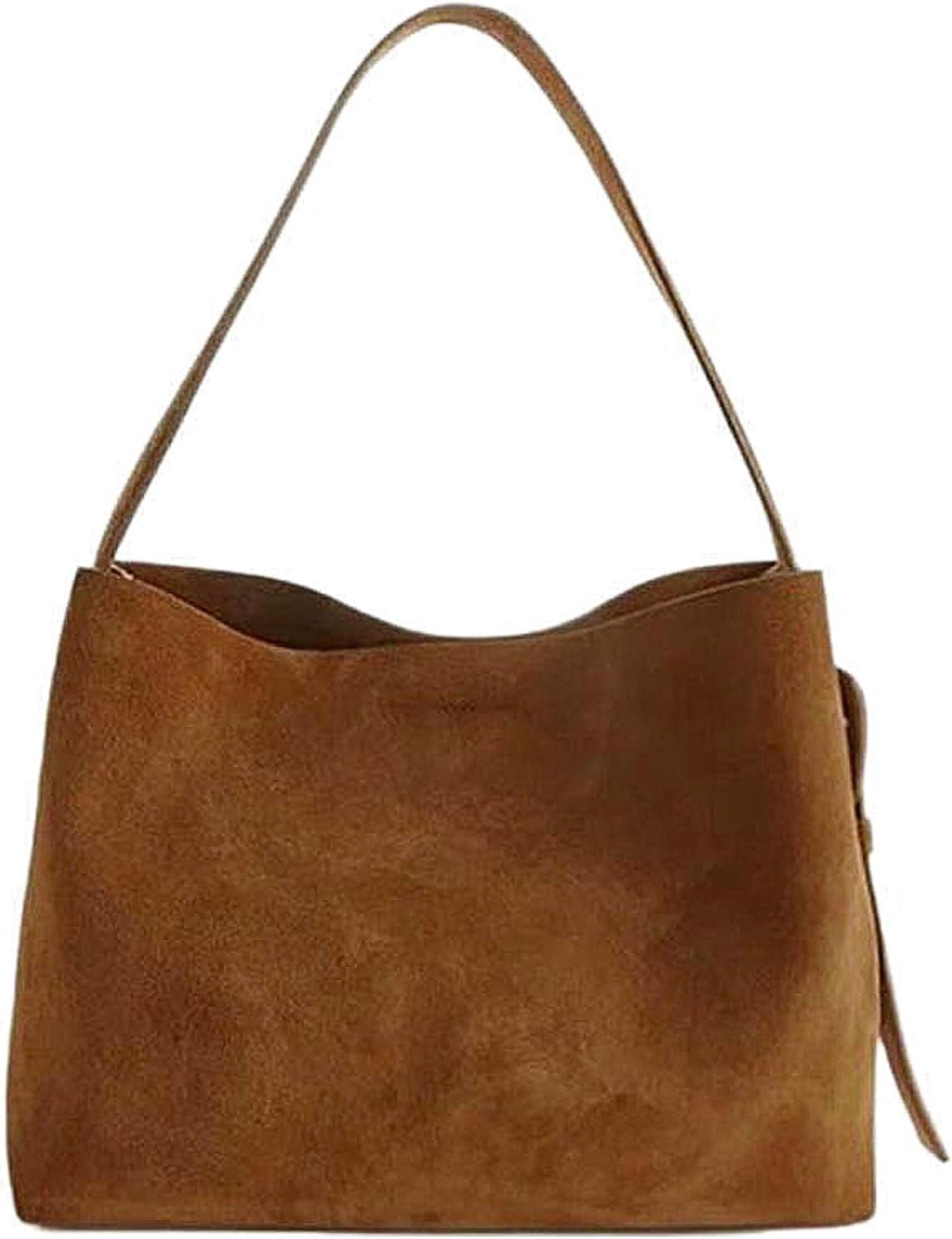 SPEKSEE Suede Tote Bag for Women Large Tote Purse Handbags Crossbody Designer Purse Vintage Soft Suede Working Bag