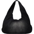 thumbnail image 1 of SPEKSEE Vintage Washed Denim Hobo Shoulder Bag for Women, Stitched Spliced Denim Dumpling Hobo Bag, Zip Top Casual Underarm Handbag, Large Capacity Daily Fashion Tote Purse, 1 of 8