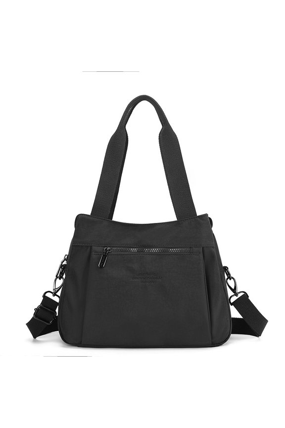 Women Nylon Tote Bag Water resistant Multi-function Shoulder Handbag Light Travel Messenger Bags