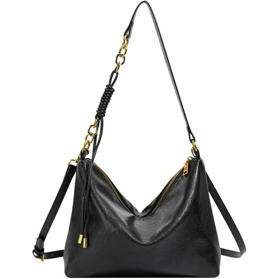 SPEKSEE Women Solid Color PU Shoulder Bag Tote Handbag Underarm Bag Large Capacity for Travel Shopping Daily Use