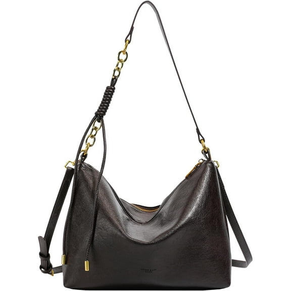 SPEKSEE Women Solid Color PU Shoulder Bag Tote Handbag Underarm Bag Large Capacity for Travel Shopping Daily Use