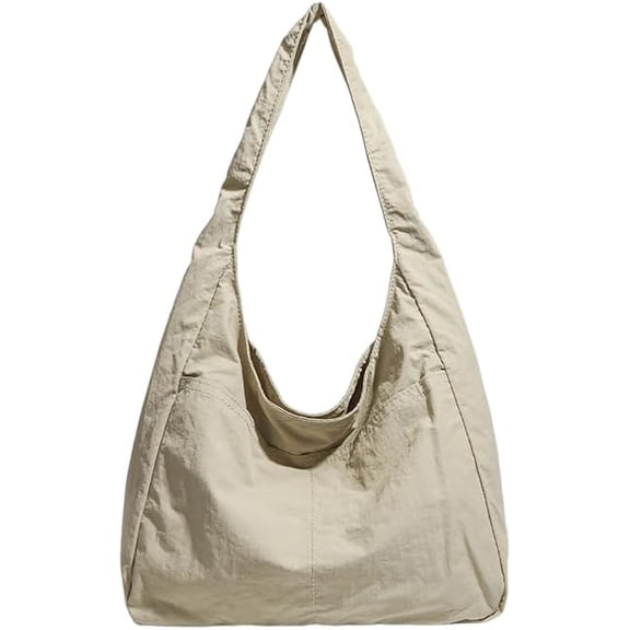 SPEKSEE Women’s Slouchy Oxford Hobo Tote Bag, Waterproof Lightweight Casual Shoulder Bag for Commute Work Travel Weekend
