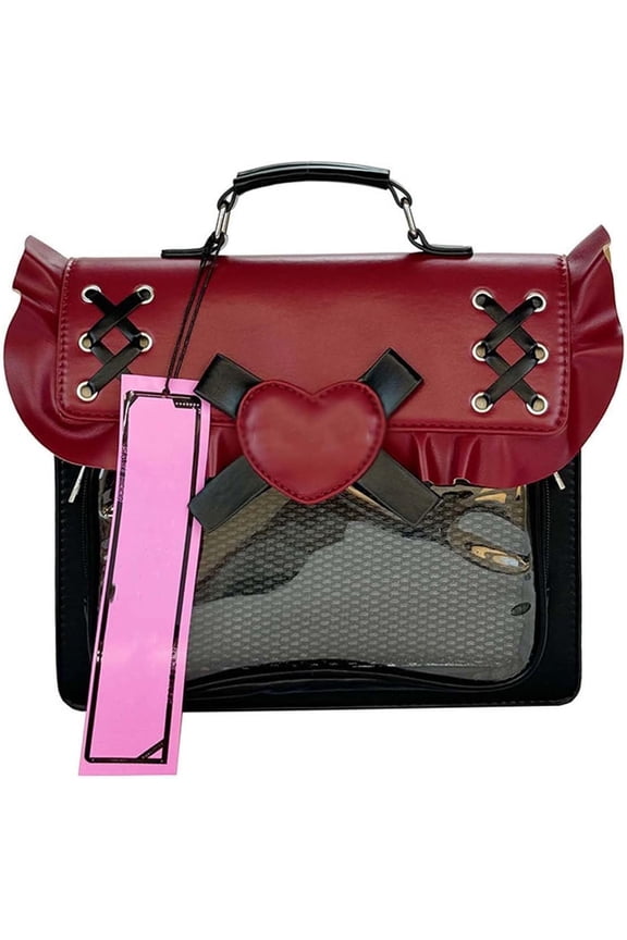 Y2k Itabag Versatile Pin Display Shoulder Bag JK Style Badge Display Backpack Suitable for Women